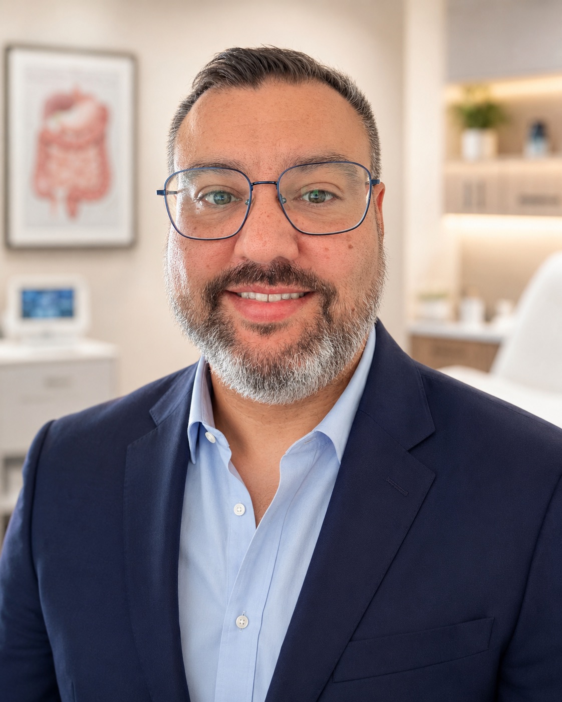 Dr. Hen Kayless in the clinic