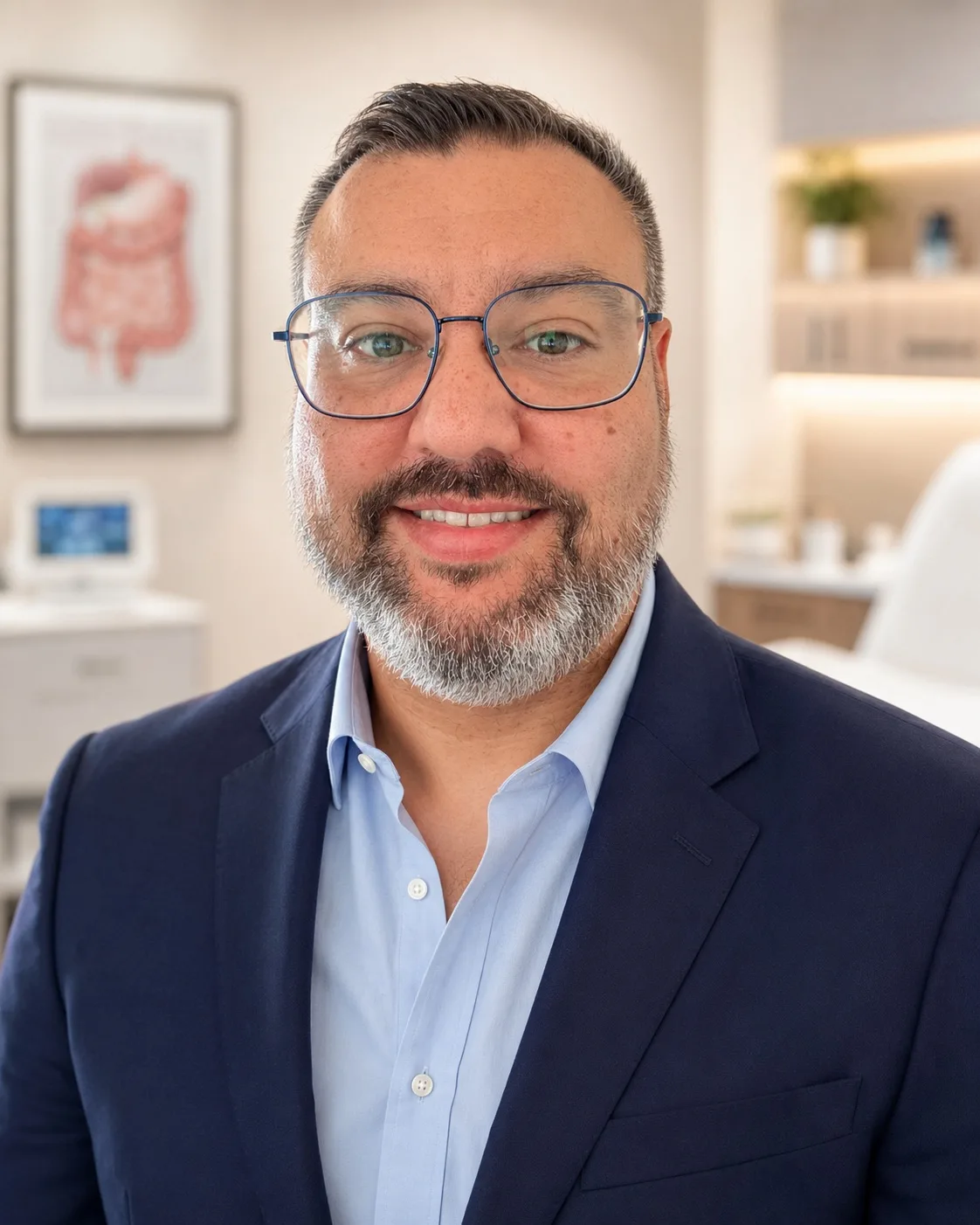 Dr. Hen Kayless in the clinic